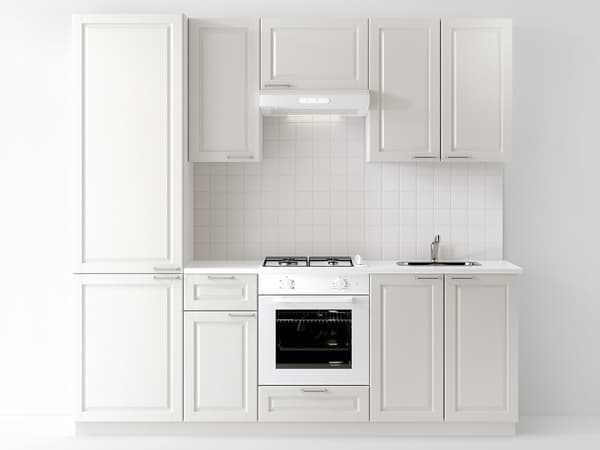 Cucina completa METOD con ante BODBYN bianco sporco