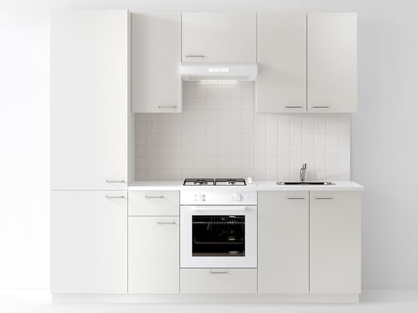 Cucina completa METOD con ante VEDDINGE bianco