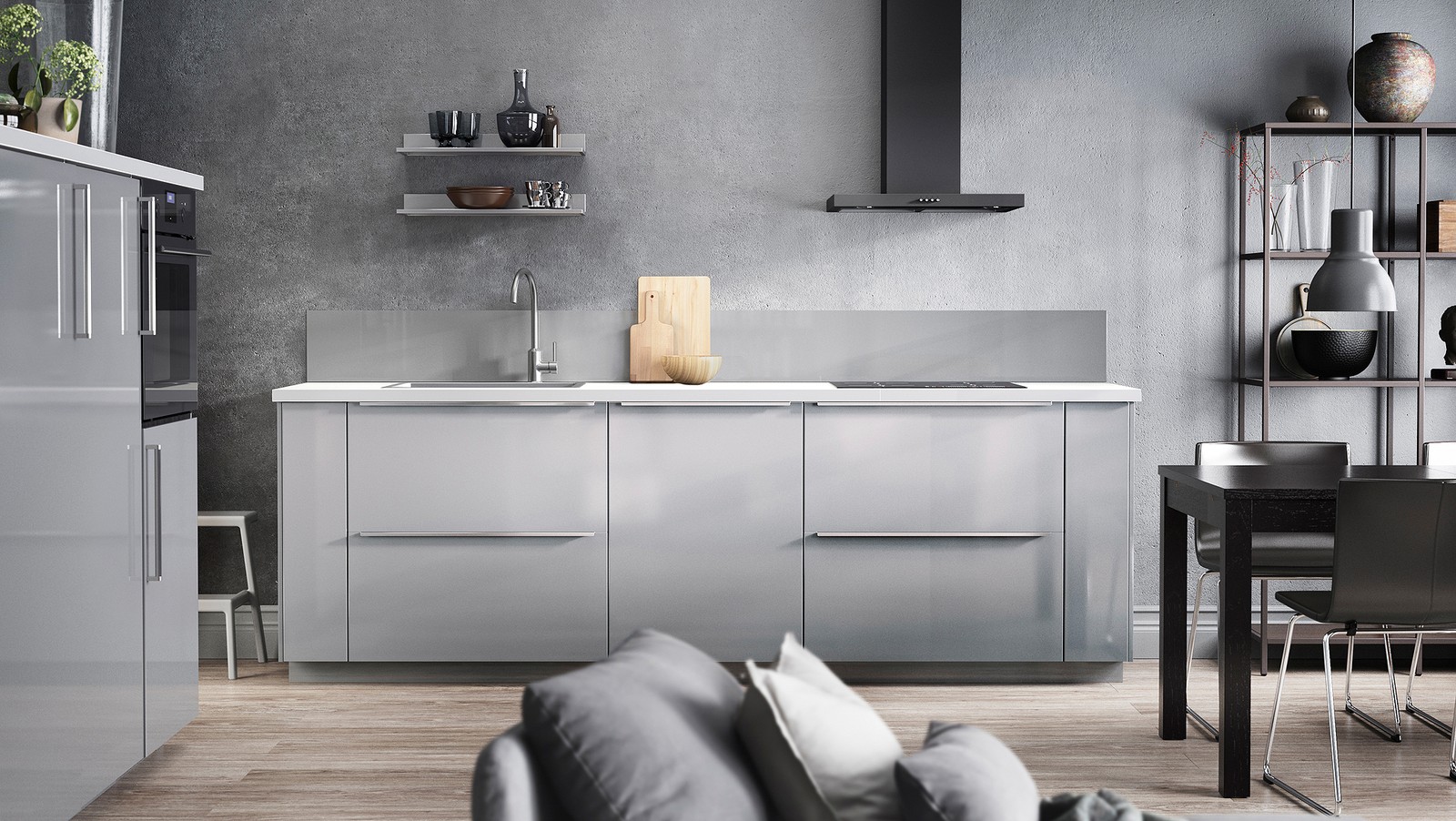 Cucina RINGHULT: un sogno grigio chiaro lucido - IKEA IT