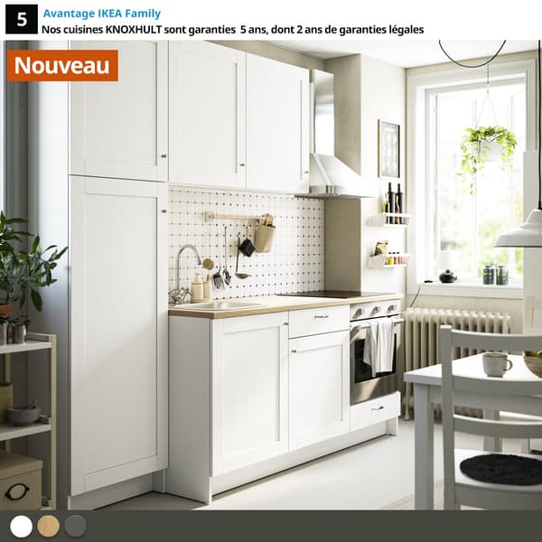 Cuisine blanche KNOXHULT 