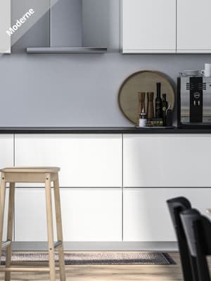 Cuisine blanche VOXTORP brillant