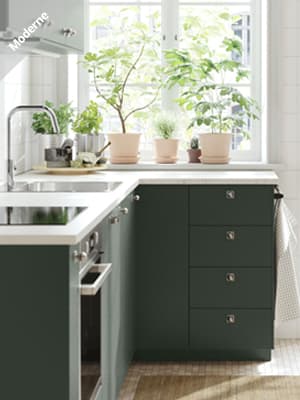 Cuisine HAVSTORP vert foncé