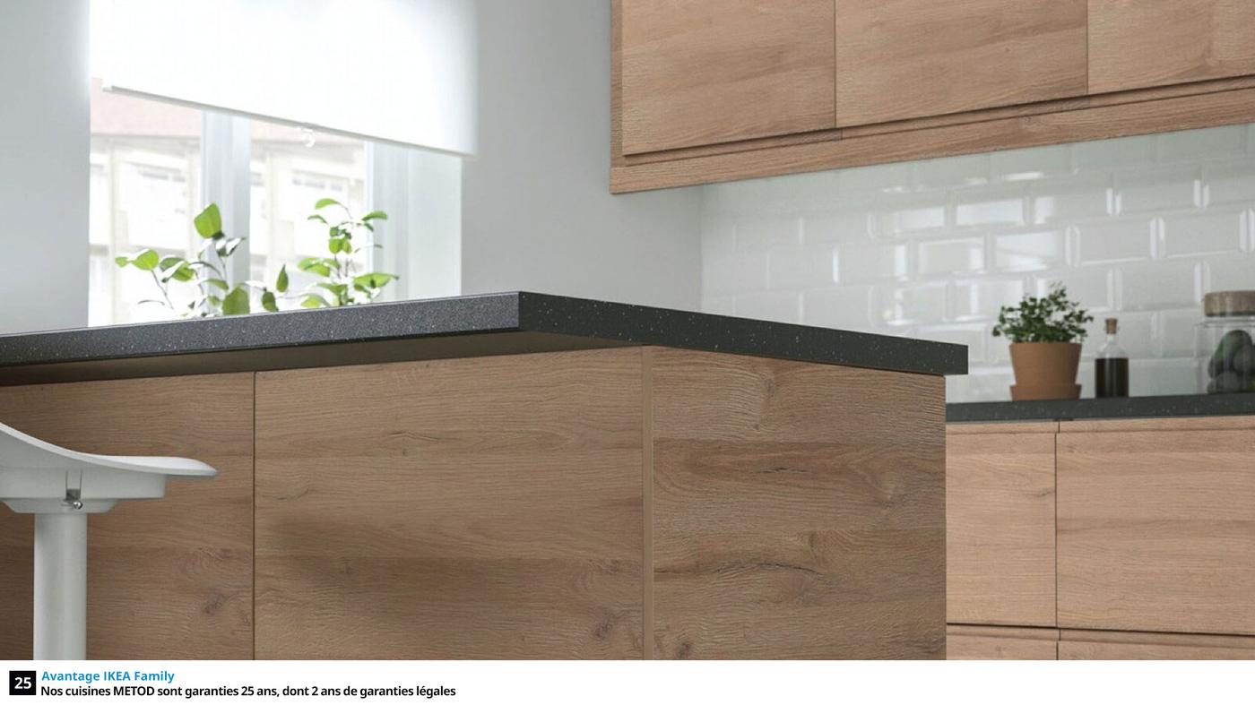 Cuisines METOD finition VOXTORP chêne IKEA