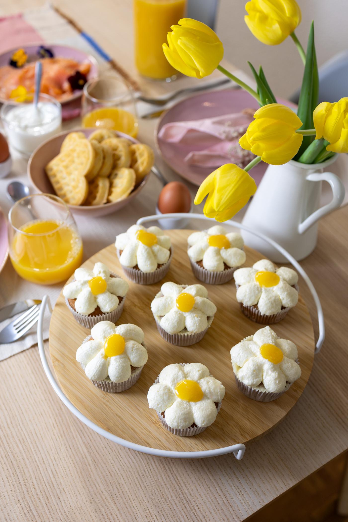Cupcakes au cheesecake de marguerite