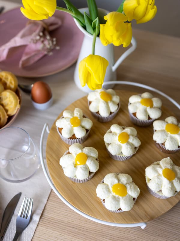 Cupcakes au cheesecake de marguerite