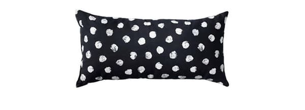 Cushion black/white