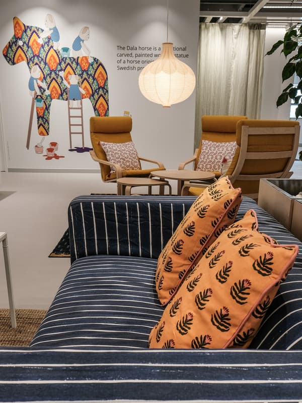 Cushions on Sofa