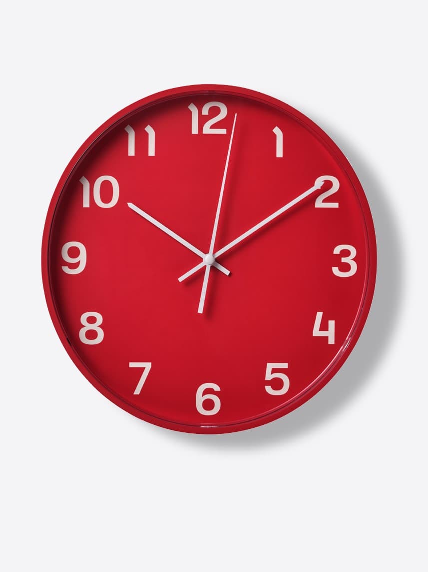 Czerwone, szklane świece.