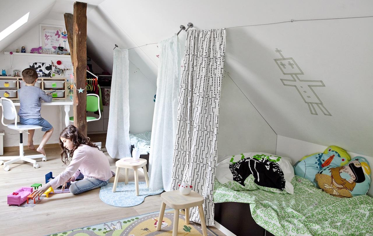 Home visit ideas for a shared kids’ bedroom IKEA