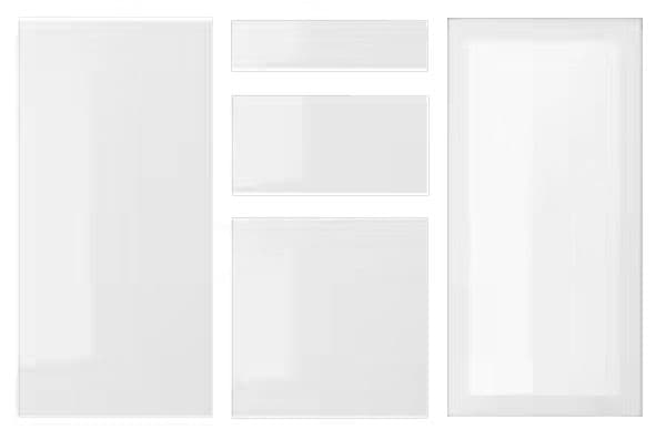 RINGHULT high gloss white kitchen doors