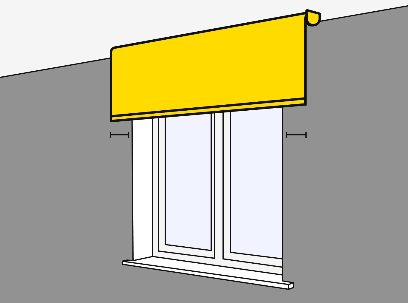 Measure the window for curtain rails, rods or blinds - IKEA