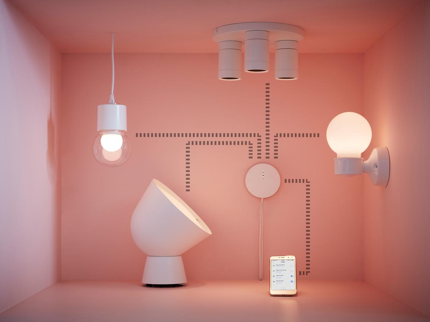 دعم منتجات IKEA Home smart.