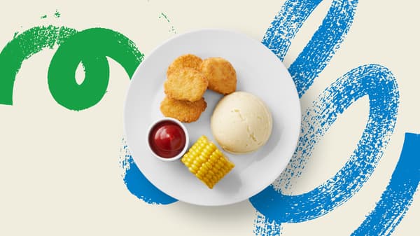 Danie z roślinnymi nuggetsami