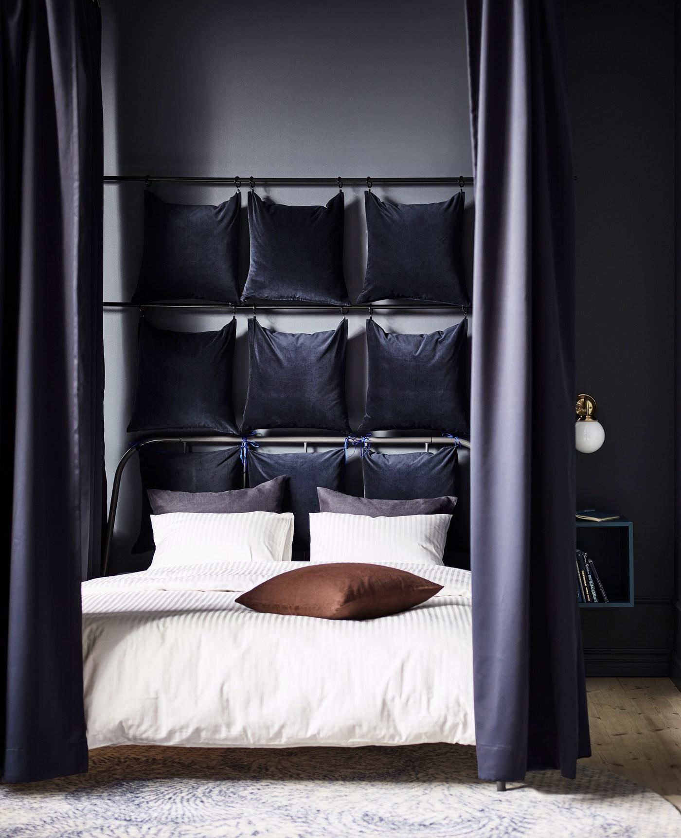 Design a dark, modern bedroom - IKEA UK