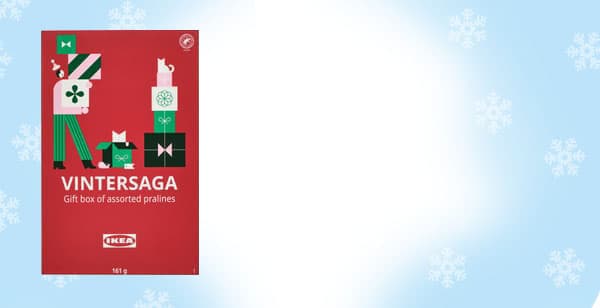 Dárková krabička, různé pralinky Certifikace Rainforest Alliance, 161 g 