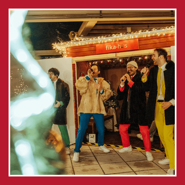 Das Bild zeigt die A Cappella Gruppe 