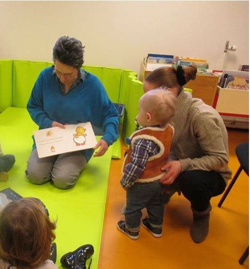 De bibliotheek “Au Temps de Lire”