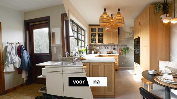 De makeover van een keukeb in Meerhout