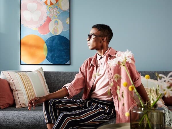 Decoração de primavera para a sala