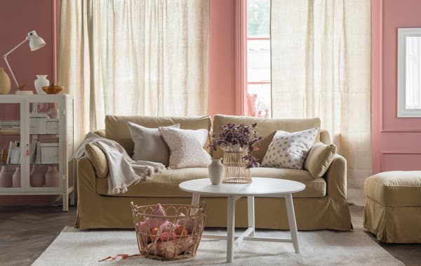 Decoració de tardor en tons pastel 