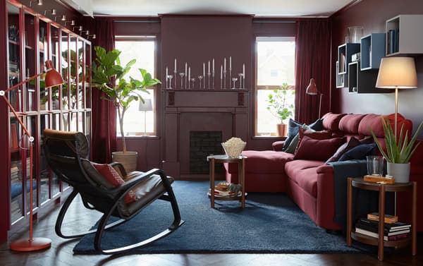 Decoración de casas e salóns en tons de outono