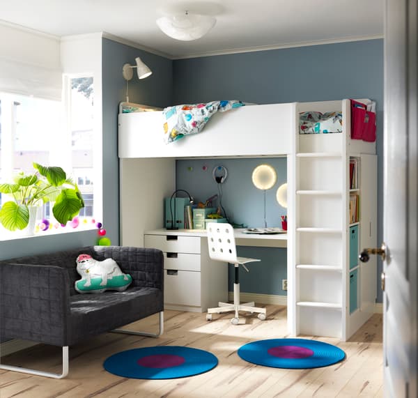Decoración de dormitorios infantís con pouco espazo