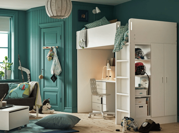 Decorar habitacions juvenils en les quals es pugui estudiar