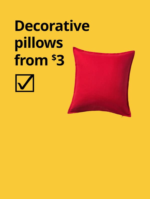 Decorative pillows
