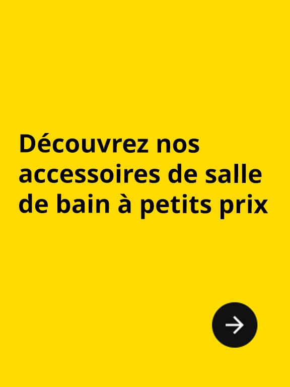 Découvrez tous nos accessoires sur fond jaune