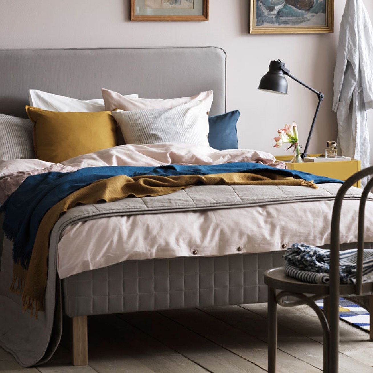 shop the look: blickfang bett - ikea