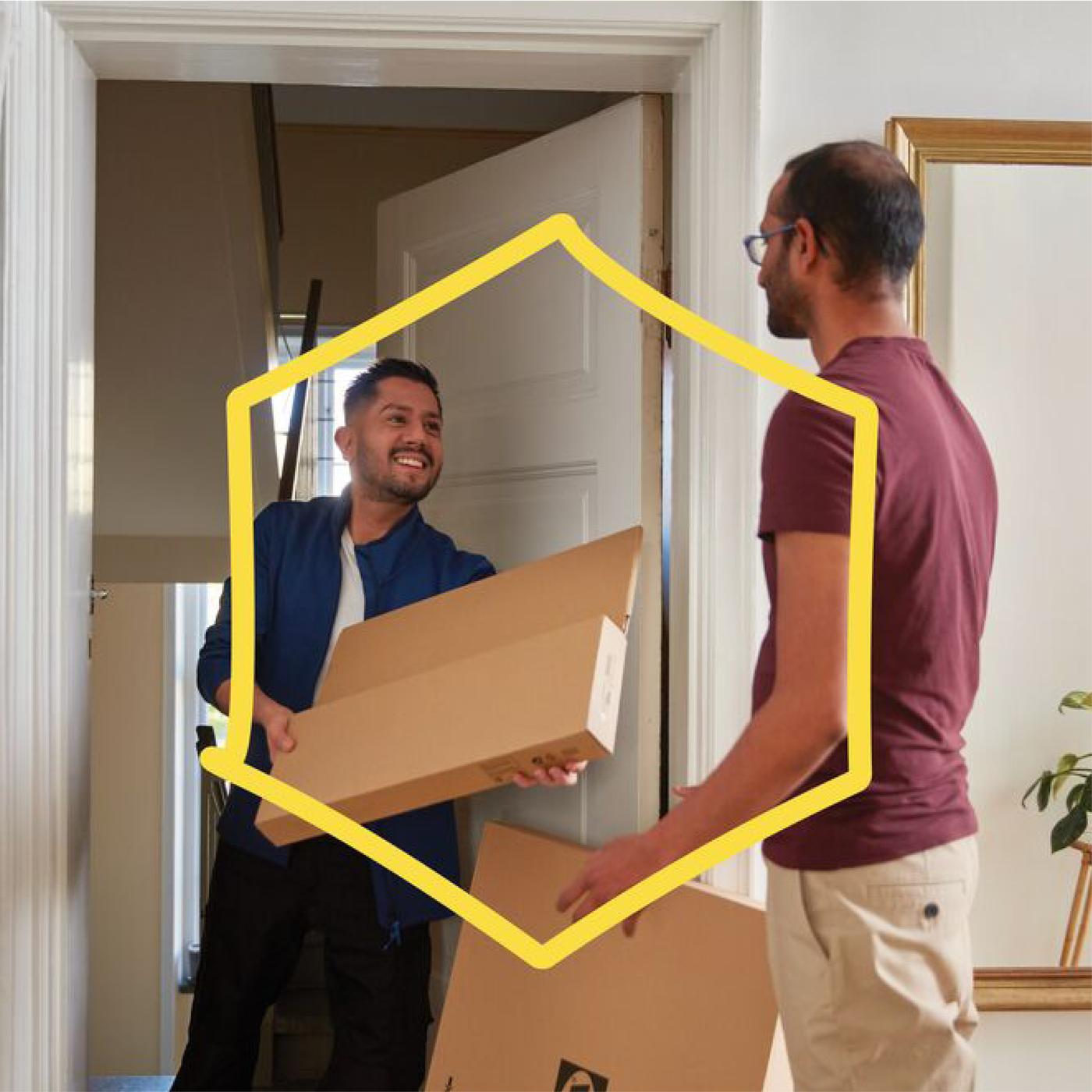 Delivery to customers house