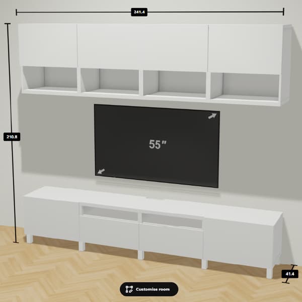 Design your solution in the BESTÅ planner