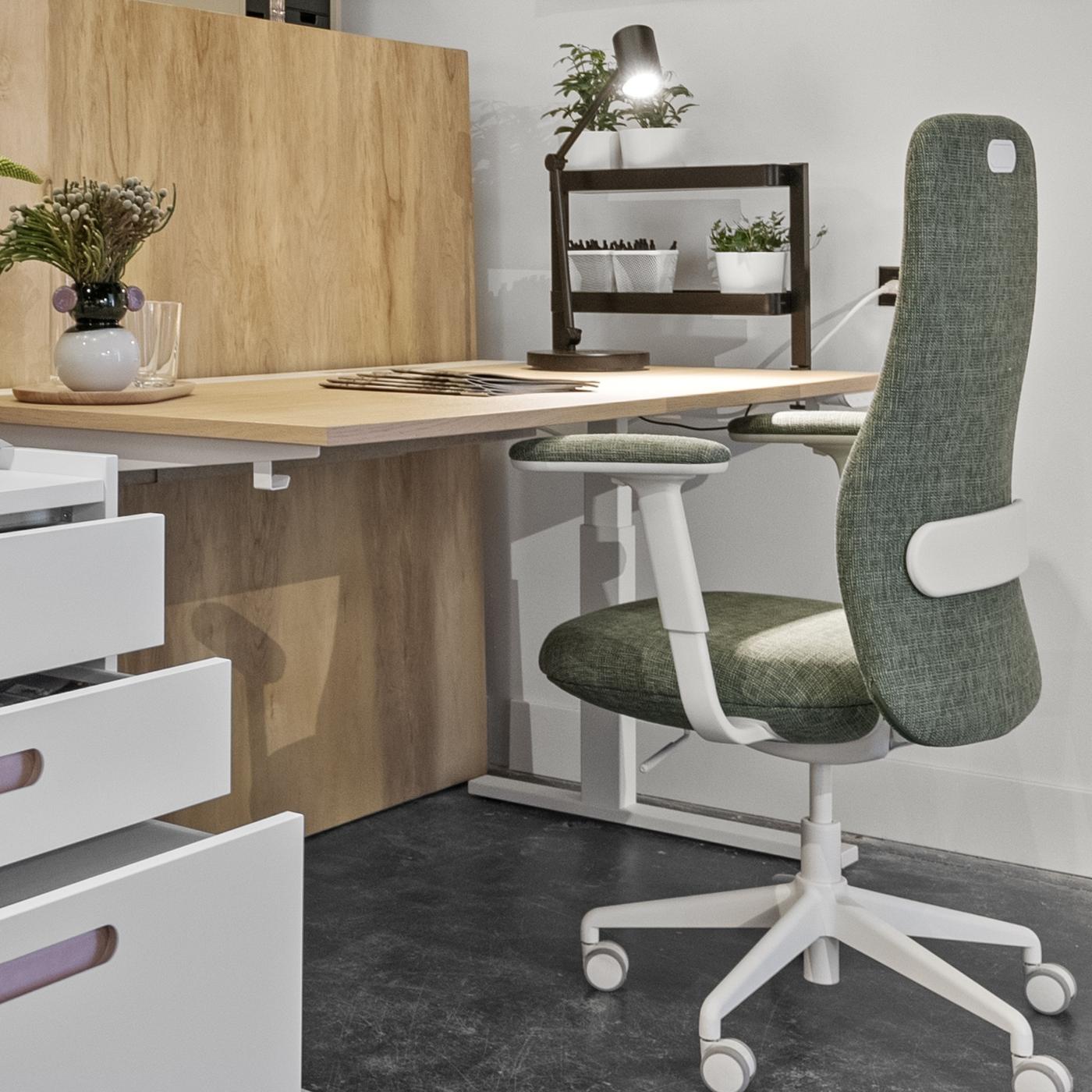 desk and chair