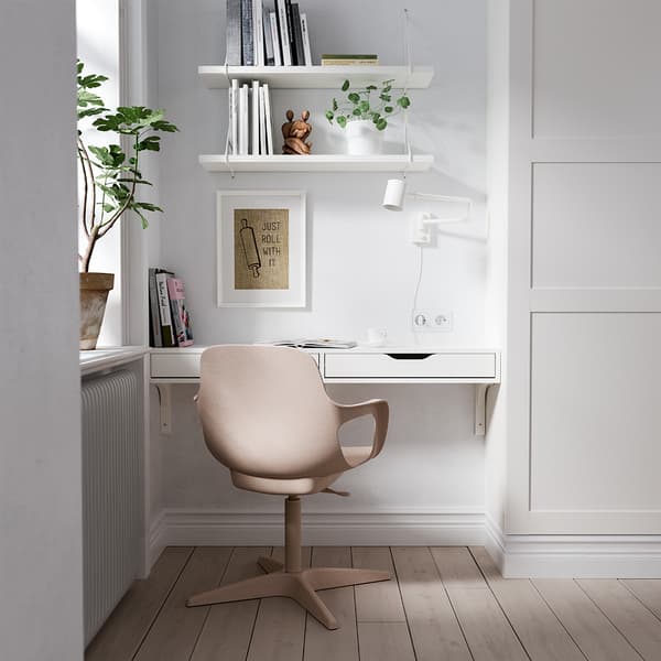 Desk chair with armrests for a home office
