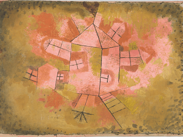 Detalle Obras en dominio público Paul Klee. Casa Giratoria, 1921© Museo Nacional Thyssen-Bornemisza