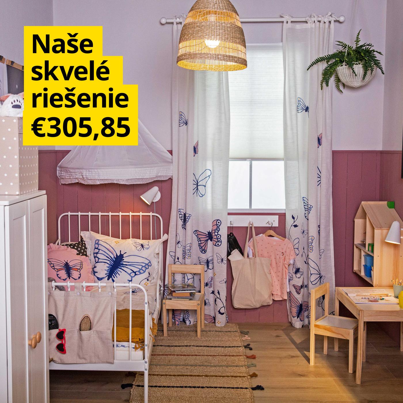 Detská izba, ktorá bude rásť spolu s vašou dcérou.