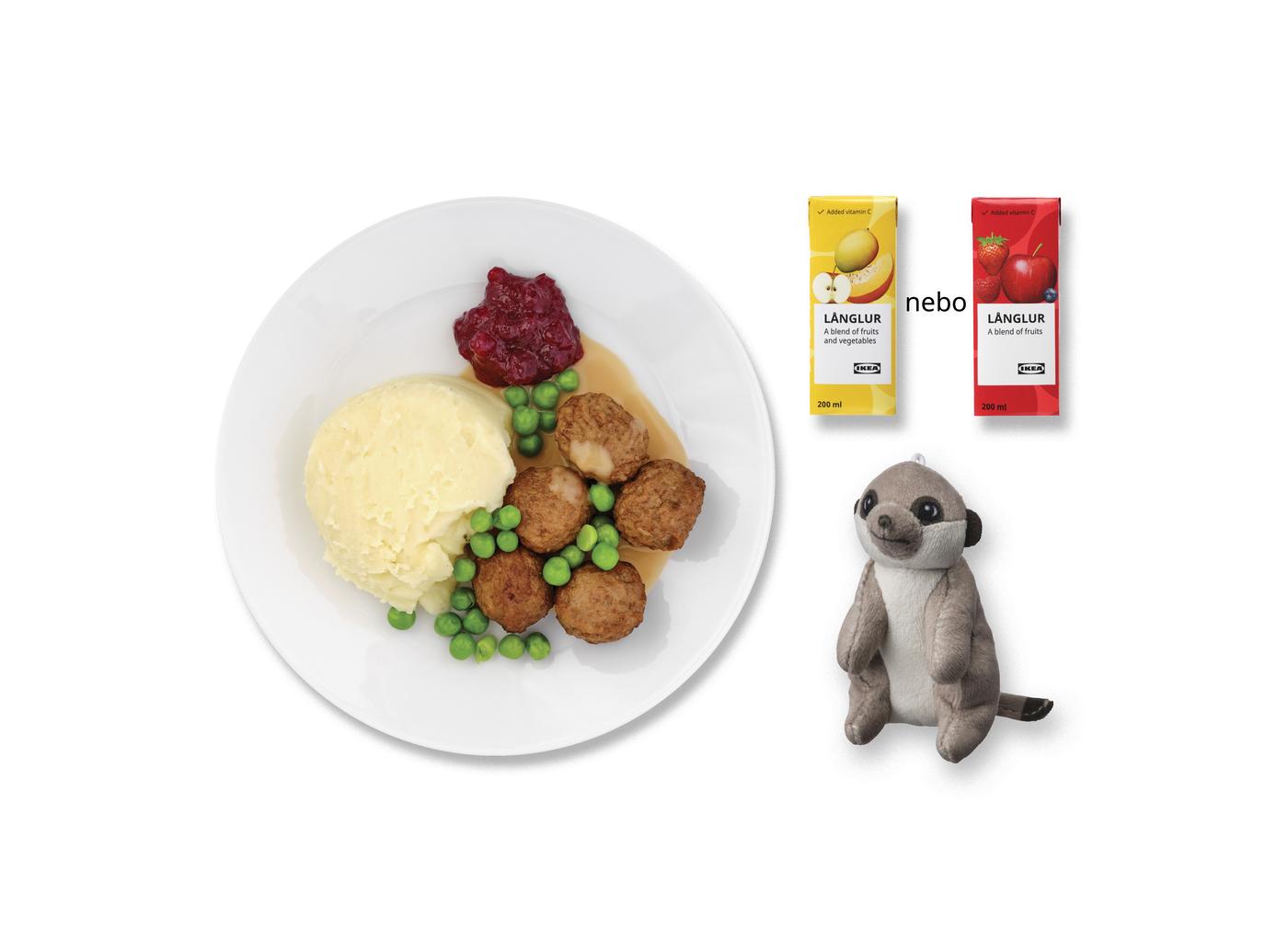 dětské menu se surikatou