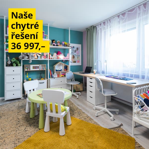 Dětský pokoj jako z pohádky.