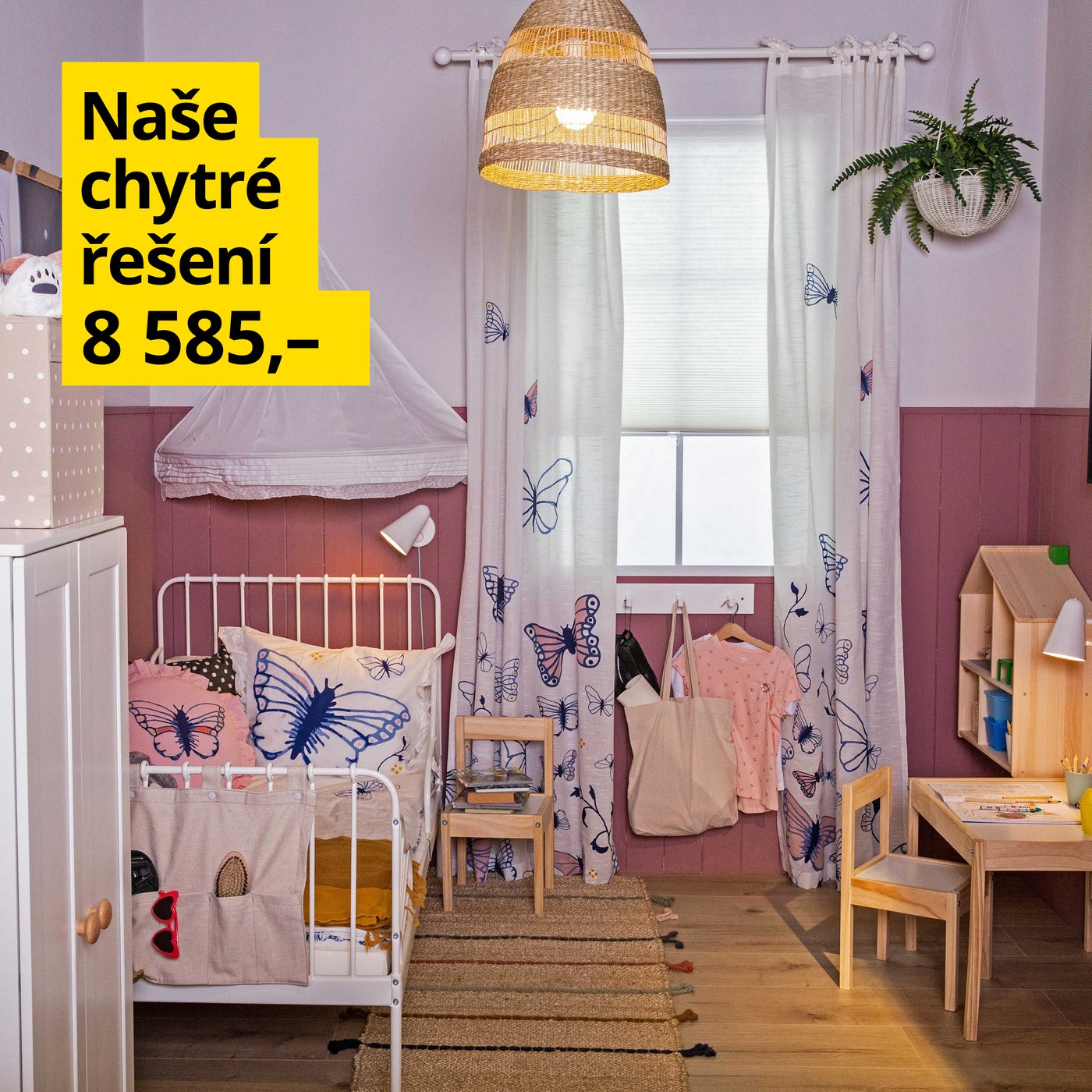 Dětský pokoj, který poroste s vaší holčičkou.
