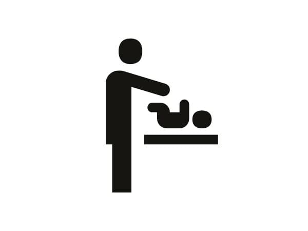 Diaper-changing station