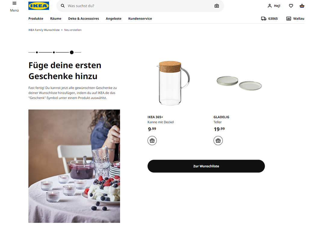 Die IKEA Family Wunschliste ist da IKEA Deutschland