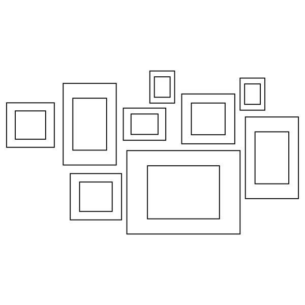 Die Salon-Hängung-Technik