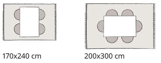 Dining table for 4 people
