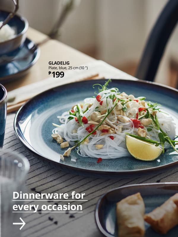 Dinnerware for every occasion.
This photo will lead to our dinnerware items page