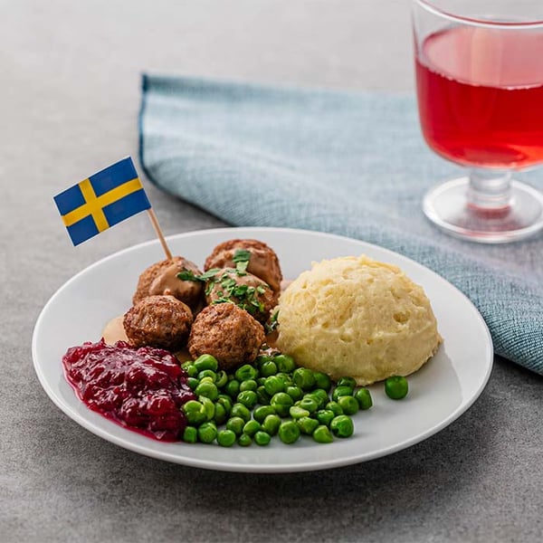 Dish at the Swedish Restaurant: