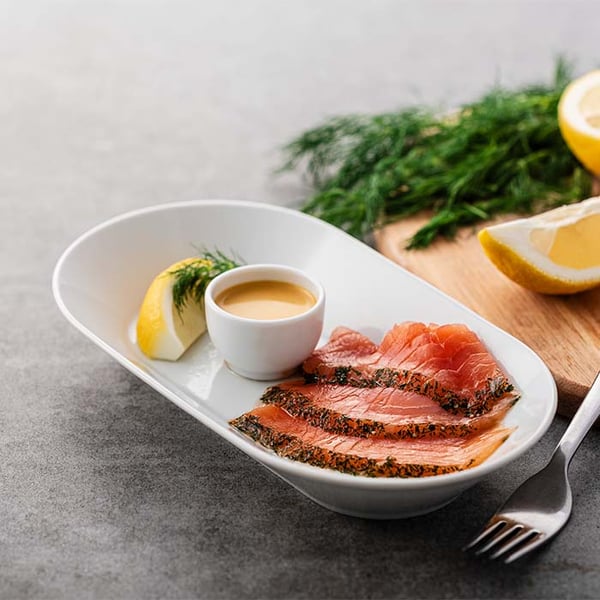 Dish at the Swedish Restaurant: