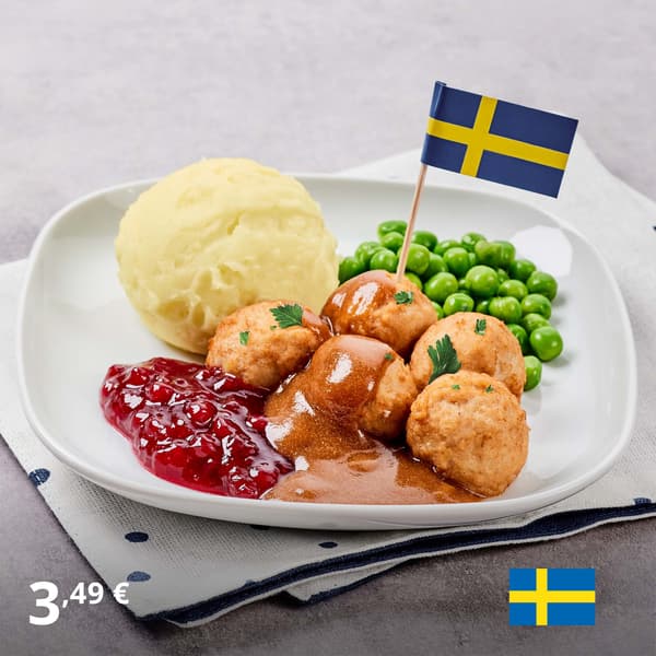 Dish at the Swedish Restaurant: