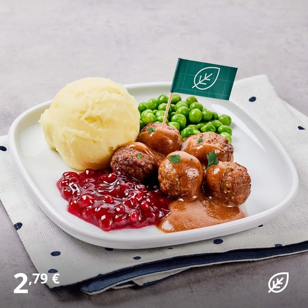 Dish at the Swedish Restaurant: €