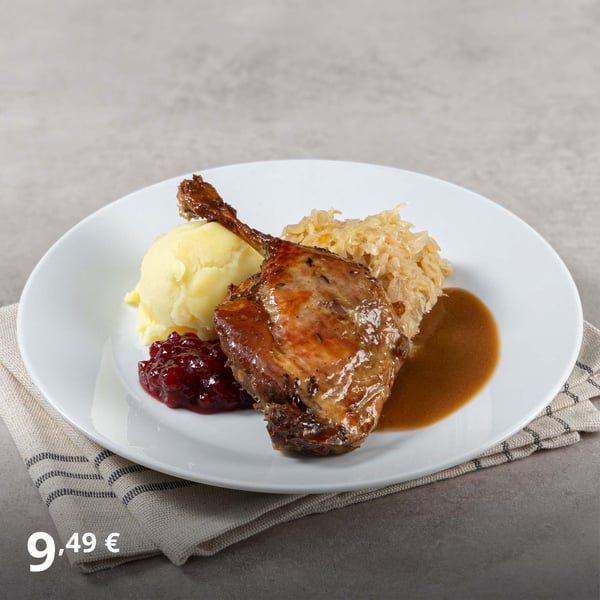 Dish at the Swedish Restaurant: €