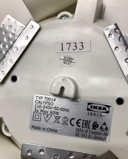 dismantle CALYPSO  ceiling lamp